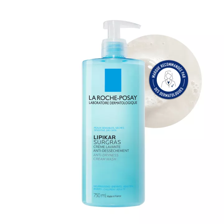 La Roche-Posay Lipikar Superfatt Creme de Limpeza Anti-Secura