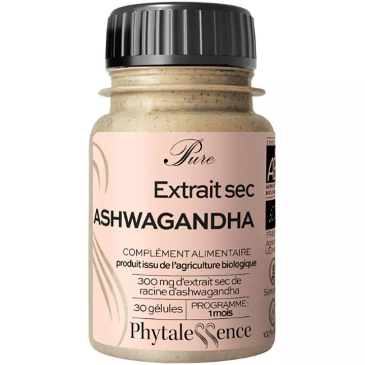 Phytalessence Ashwagandha Extracto Seco Ecológico 30 cápsulas