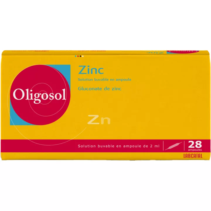 Oligosol Zinc Zn Labcatal 28 ampollas