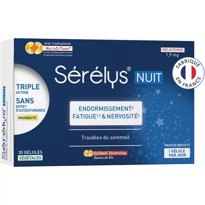 Sérélys Nuit Trouble du sommeil 30 gélules