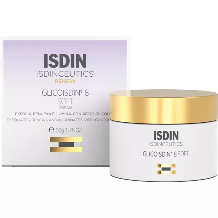 ISDIN Glicoisdin 8 Soft Crème Anti-Âge Peeling 50g