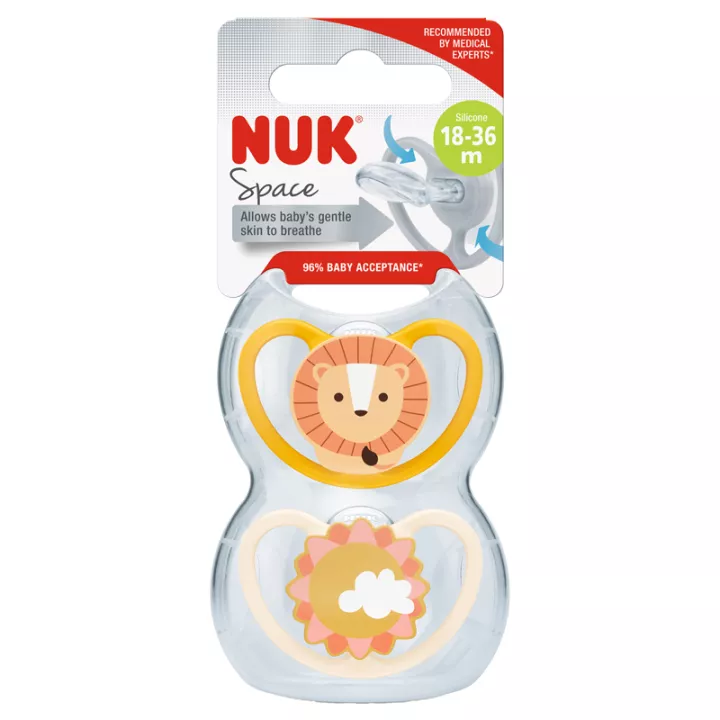 Силиконовая соска Nuk Space 18-36 месяцев / 2