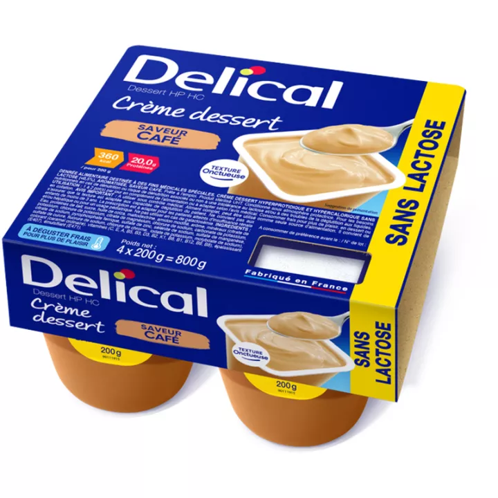 Delical Dessert Creme HP HC Laktosefrei 4x200g