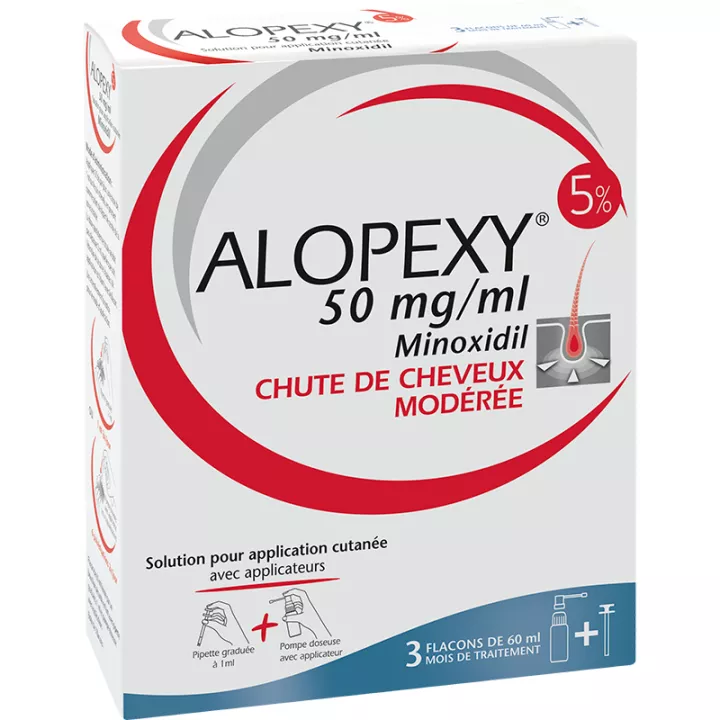 ALOPEXY 5% Minoxidil Soluzione 3x60ML