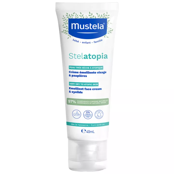 Mustela Stelatopia Emollient Cream Face and Eyelids 40 ml