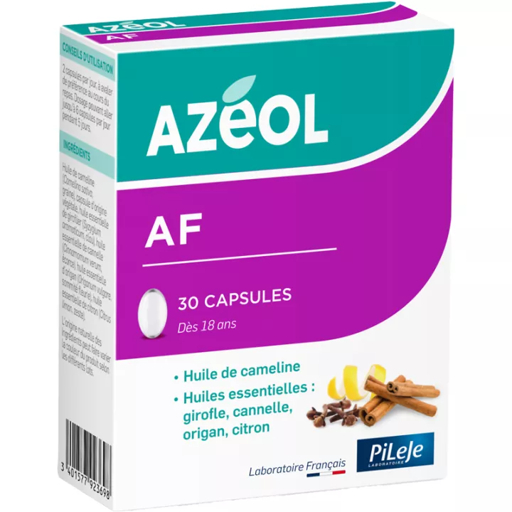 Azeol AF Leindotteröl + ätherische Öle Pileje 30 Kapseln