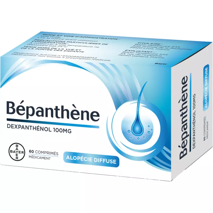 Bepanthene Dexpantenol 100 mg 60 comprimidos