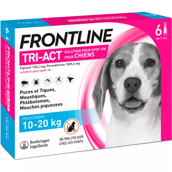 Frontline Tri-Act Honden 10-20 kg pipetten