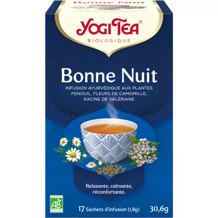 Yogi Tea Good Night Herbal Tea Ayurvedic 17 Sachets