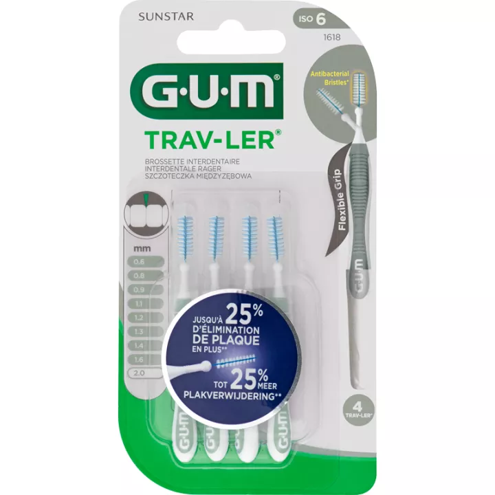 Sunstar Gum Brossette Interdentaire Trav-Ler 2 mm