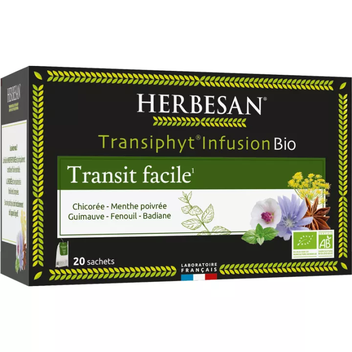 Herbesan Transiphyt Tisane laxative Bio 20 sachets