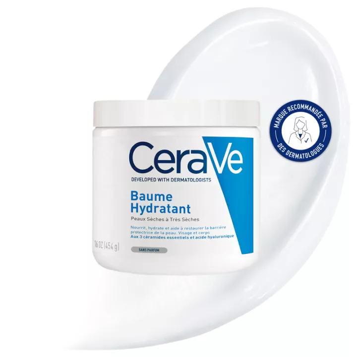 CeraVe Baume Hydratant Visage & Corps Peau Sèche à Tendance Atopique