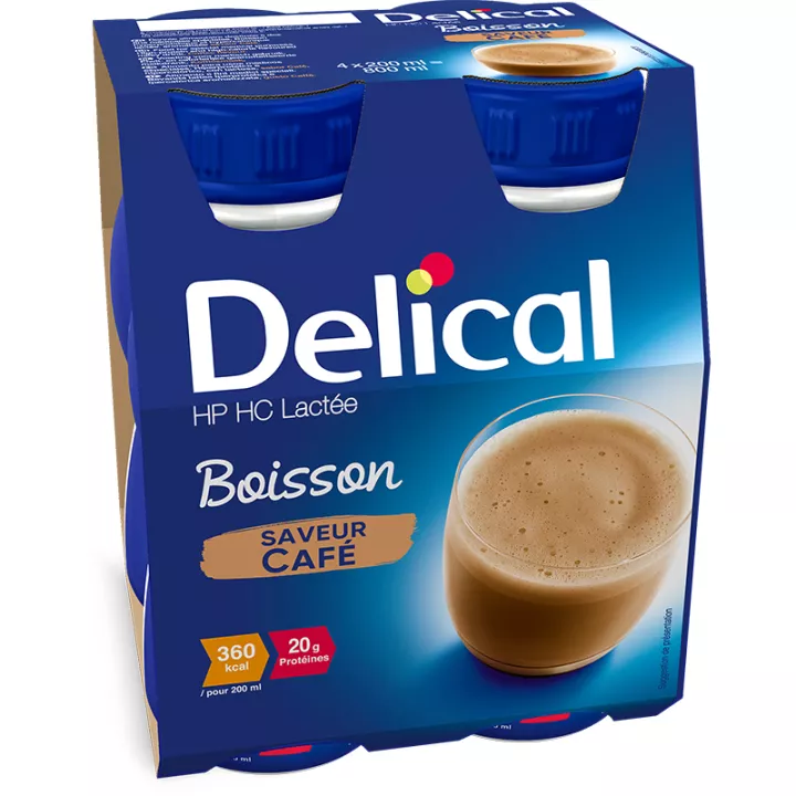 Delical Getränk HP HC Milch 4x200ml