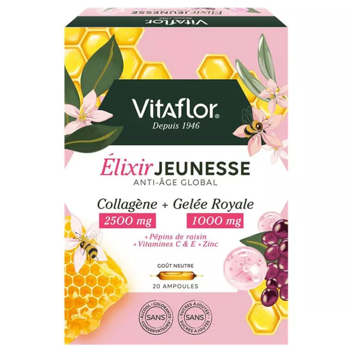 Vitaflor Elixir Juventud 20 ampollas