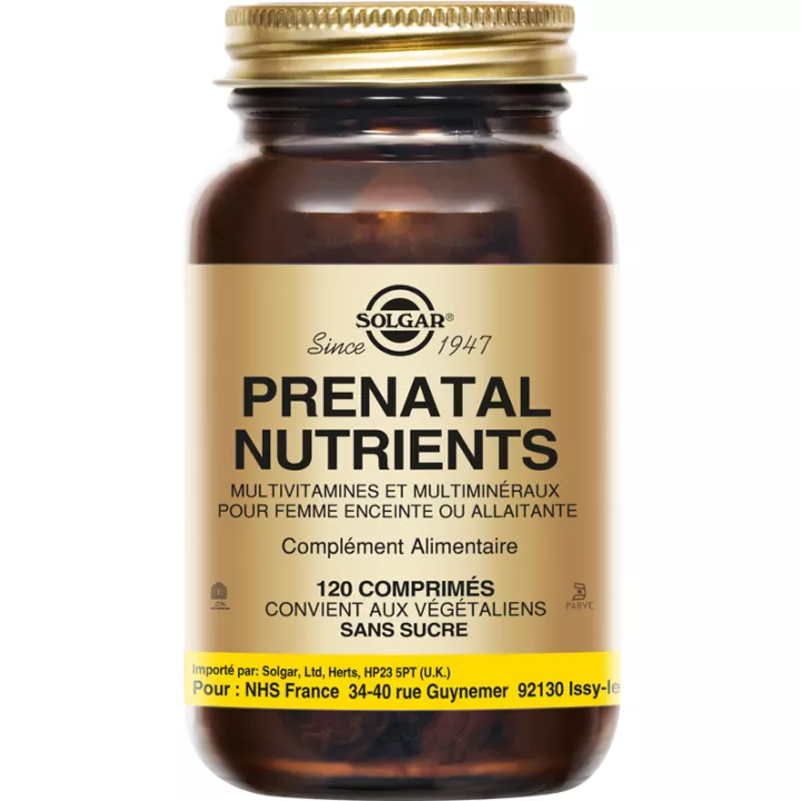 Solgar Prenatal Nutrients Multivitaminas y Minerales