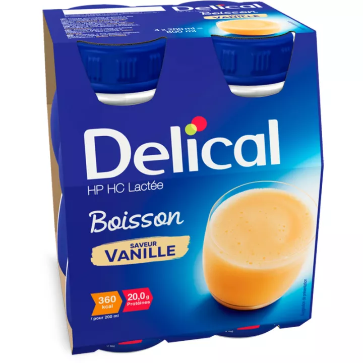 Delical Boisson HP HC Lactée 4x200ml