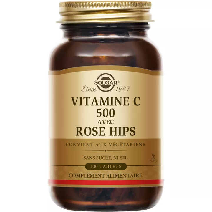 Solgar Vitamin C mit Rose Hips 100 Tabletten