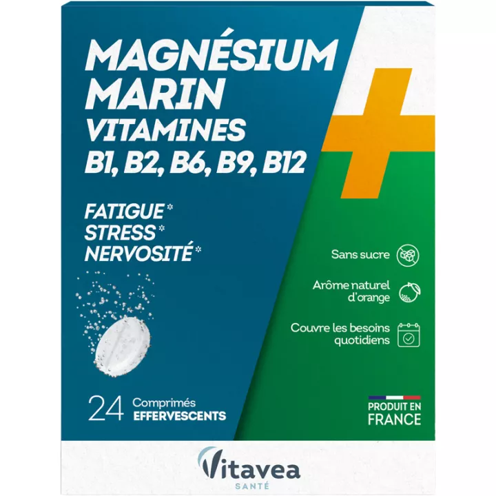 Vitavea Magnesium B Vitamins Fatigue Stress Nervousness 