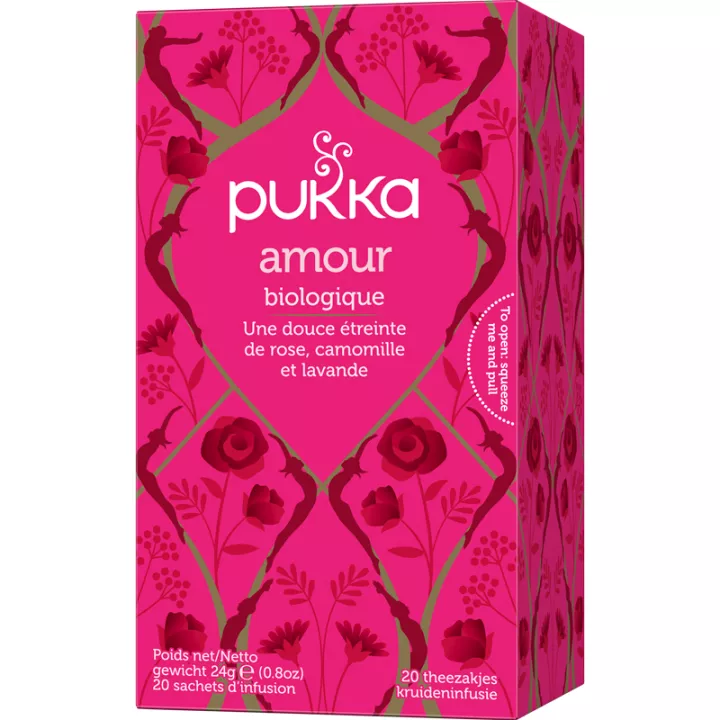 Pukka Organic Love Té de hierbas 20 bolsitas de té