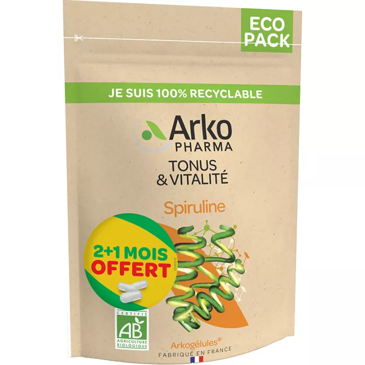 Arkogélules Spirulina Tonus et Vitalité bio