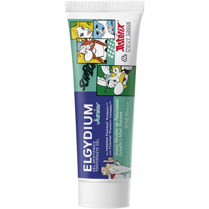 Elgydium Junior Asterix Gel dentifricio alla menta 50 ml