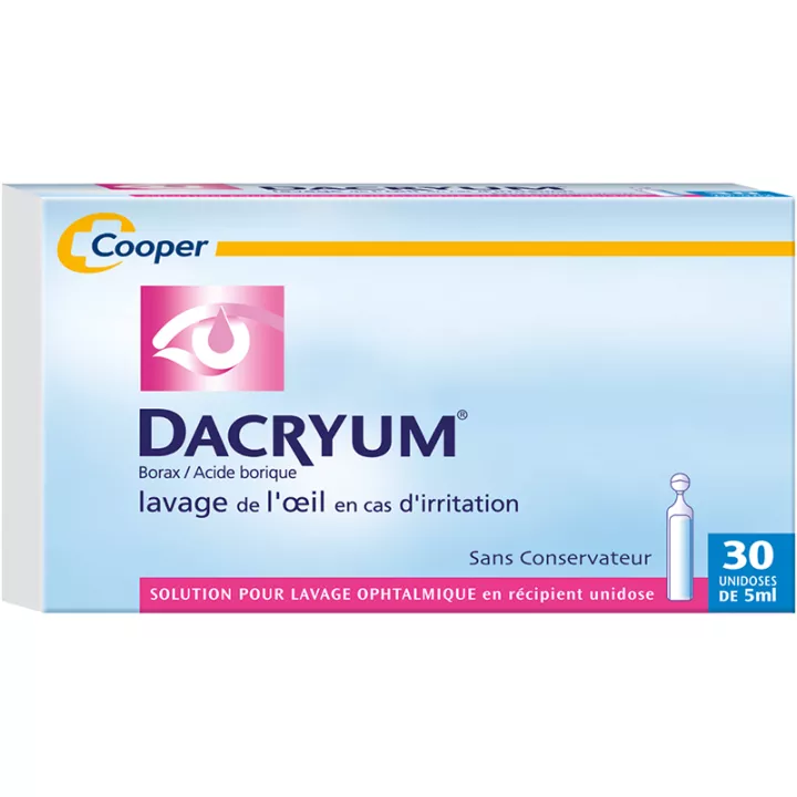 Cooper Dacryum Eye Wash For Irritated Eyes