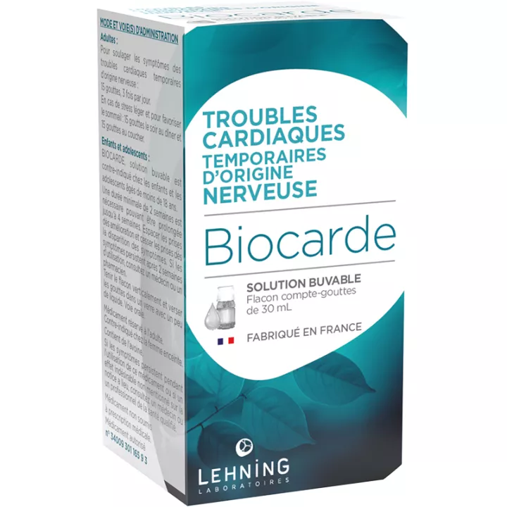 Biocarde Lehning Palpitation Lösung zum Einnehmen 30 ml