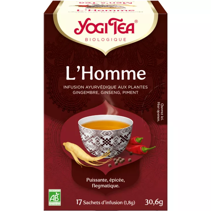 Yogi Tea l'Homme Infusion 17 teabags