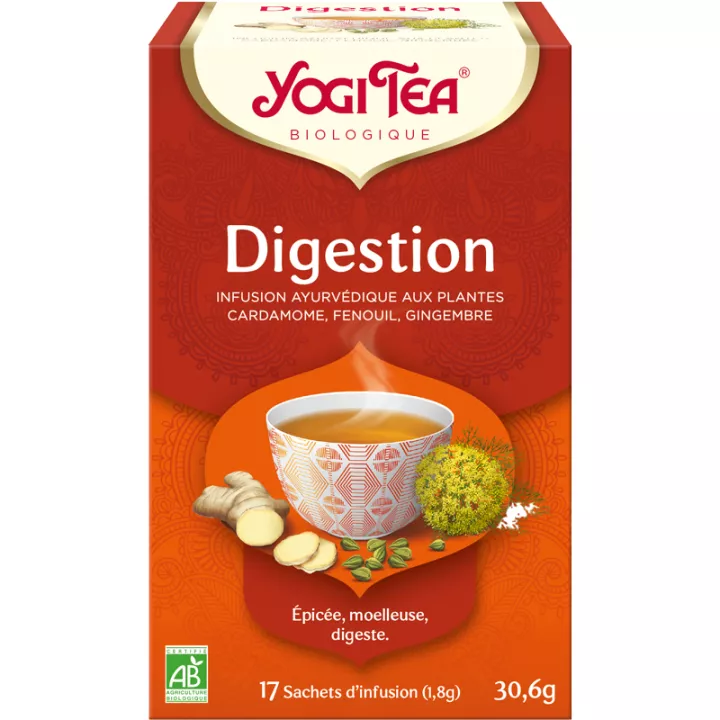 Yogi Tea Infusión ayurvédica para la digestión 17 bolsitas de té