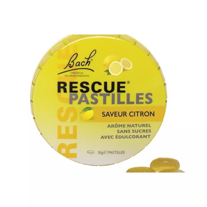 Rescue pastiglie al gusto naturale senza zucchero originali di Bach Flower Remedies