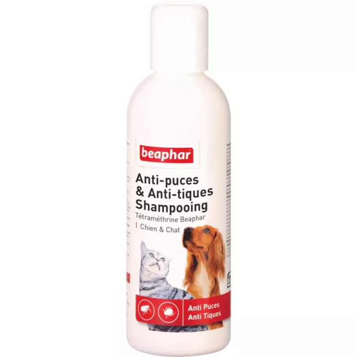 Beaphar Shampoo gegen Flöhe & Zecken Hund & Katze 200 ml