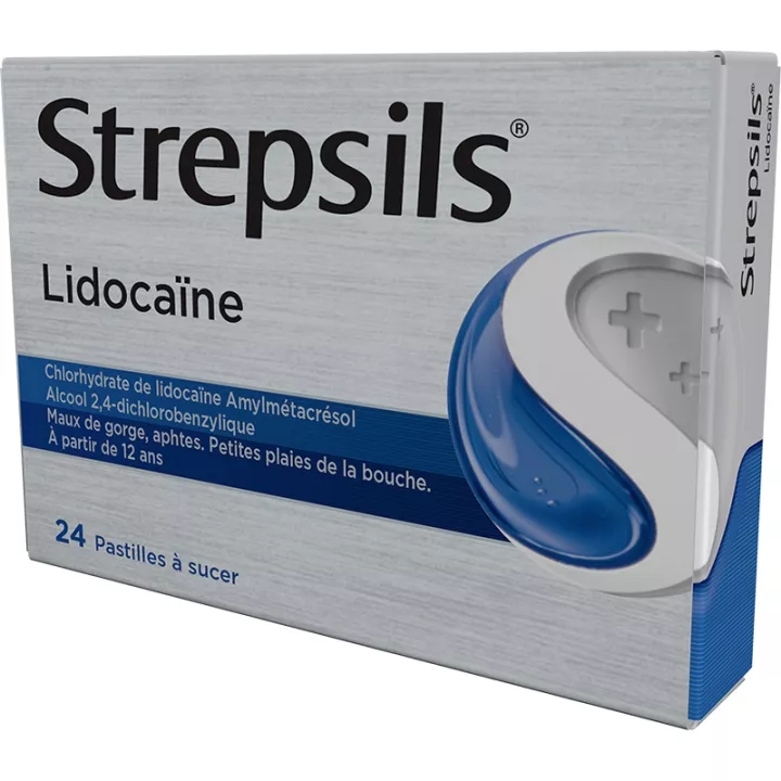 Strepsils Lidocain Halsschmerzen Aphten Pastillen