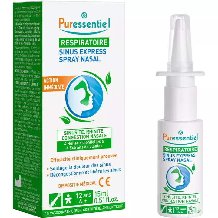 Puressentiel Spray Nasal Sinus Express 15 ml