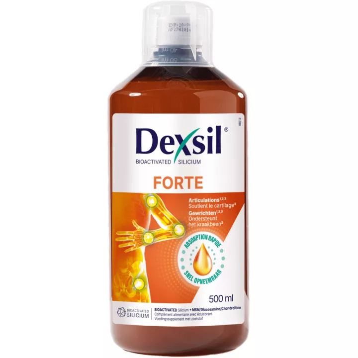 Dexsil Forte Silicio + MSM Glucosamina Condroitina Soluzione bevibile