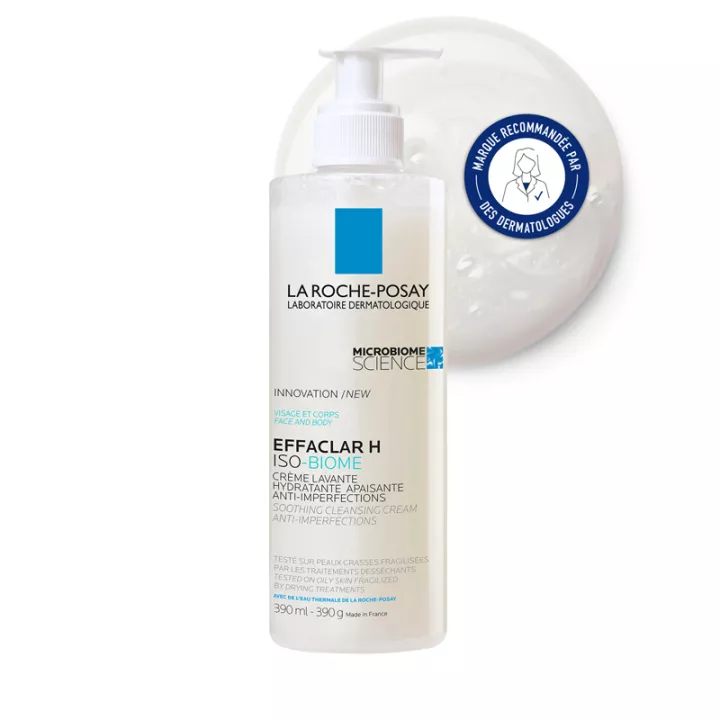 Effaclar H ISO-BIOME Crema lavante idratante lenitiva