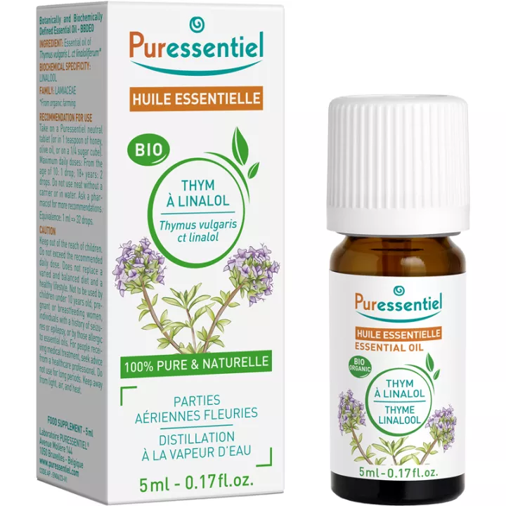 Puressentiel Olio essenziale biologico Timo Linalolo 5 ml