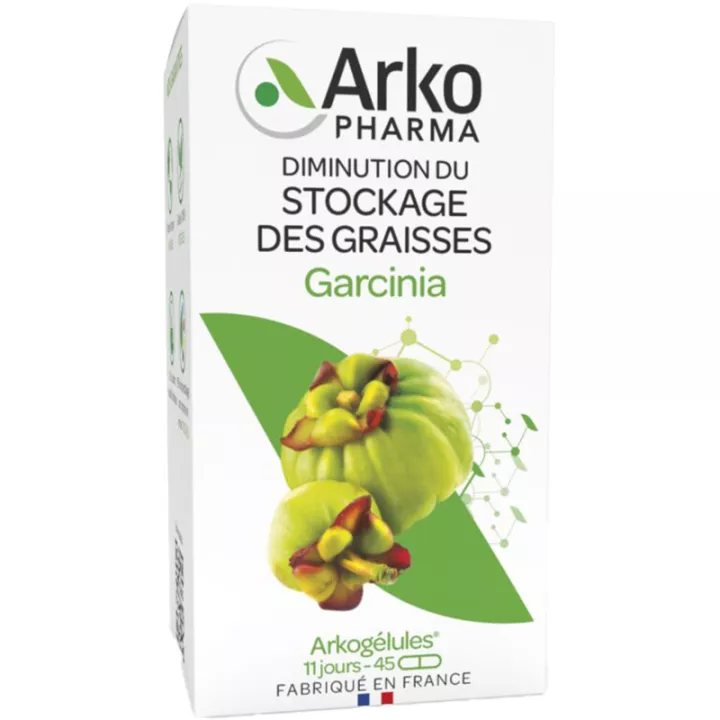 Arkogélules Garcinia Diminution du Stockage des Graisses 45 gélules