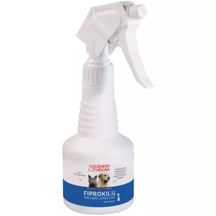 Clément-Thekan Fiprokil antiparasitic spray for cats and dogs