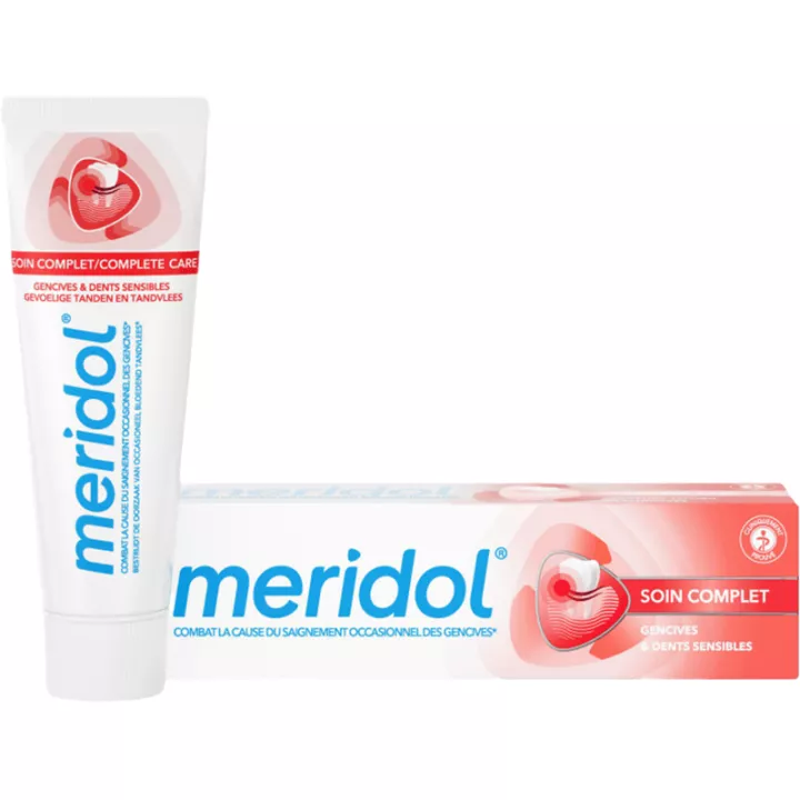 Meridol Dentifrice Soin Complet Gencives et Dents Sensibles 75 ml