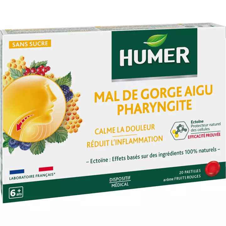 Humer Pharyngitis 20 pastilhas