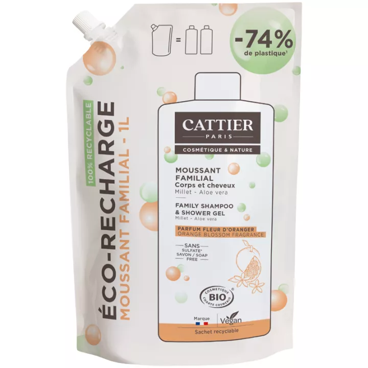 Cattier Orange Blossom Family Foam Sulfate Free