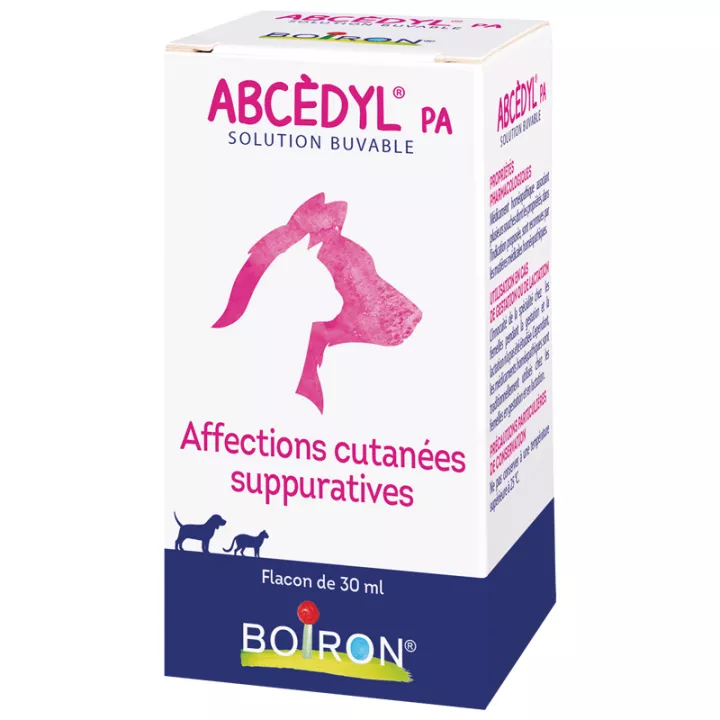 Abcedyl PA Boiron veterinaire homeopathie 30ml