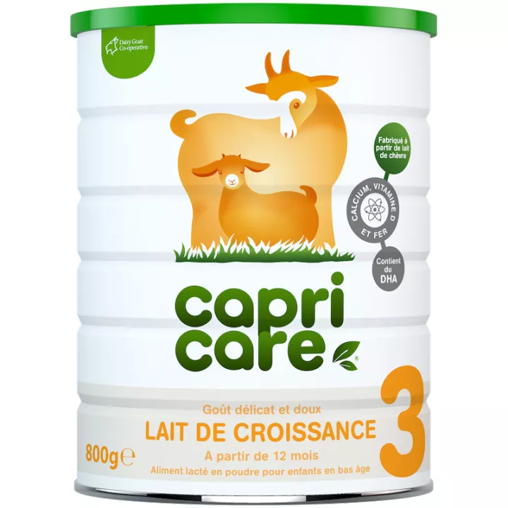 Capricare 3 Crescimento Leite Cabra +12 Meses 800 g