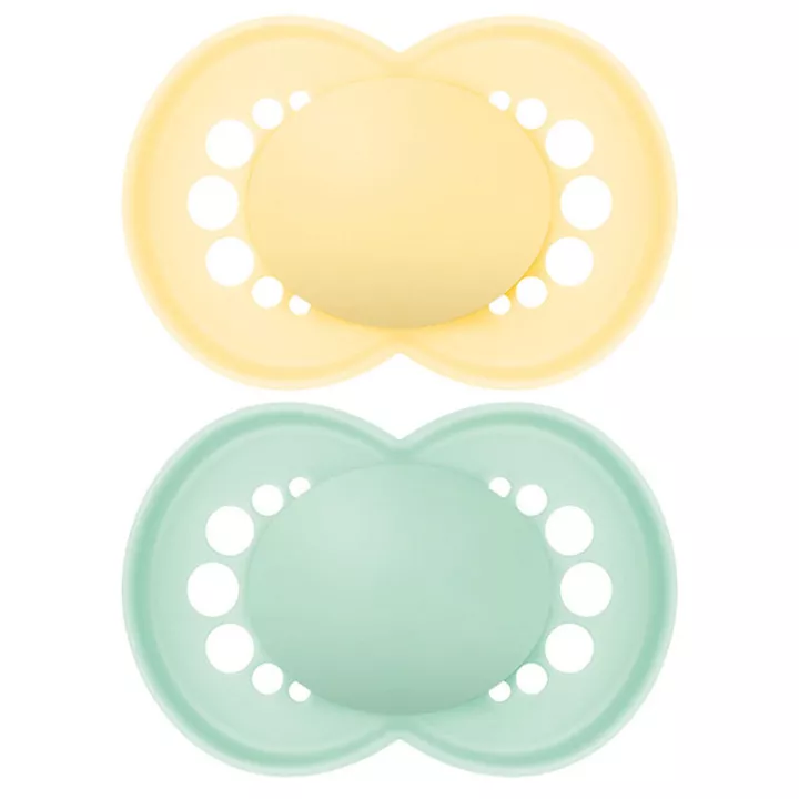 Mam Pacifier Original Colors of Nature +18 Months Uni set of 2 Ref 68