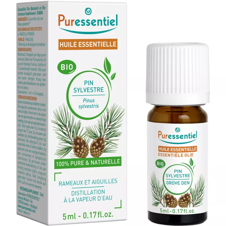 PURESSENTIEL Scots Pine Organic Essential Oil 5ml