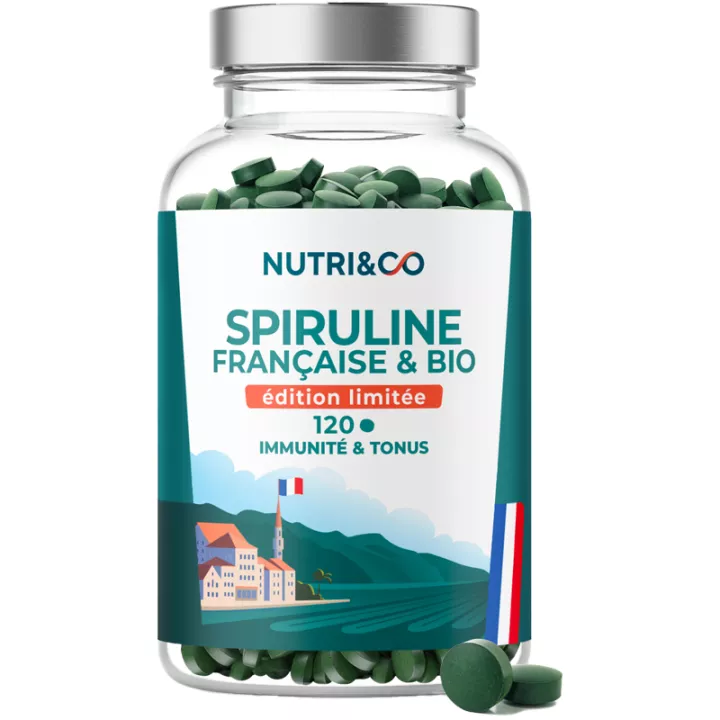 Nutri&Co Franse & biologische spirulina 60 tabletten