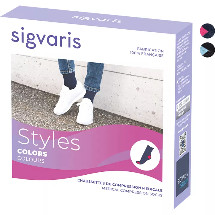 Sigvaris Styles Colors Women's Support Socks Class 2