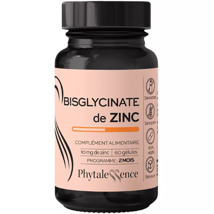 Phytalessence Bisglicinato de Zinc 60 Cápsulas