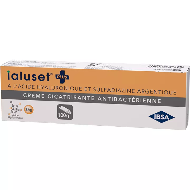 Ialuset Plus Crème Hyaluronzuur + Zilver 100 g