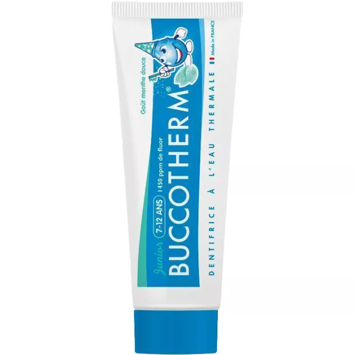 Buccotherm Junior Gel Dentífrico 7-12 anos Sabor a menta doce 50 ml